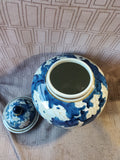 Blue and White Asian Inspired Ginger Jar