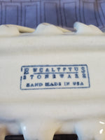 Eucalyptus Stoneware Cream Colored Bread Basket