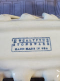 Eucalyptus Stoneware Cream Colored Bread Basket