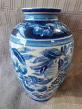 Blue and White Ceramic Vase (A)