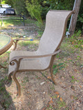 Elbertex Brown Aluminum Outdoor 5-Piece Dining Set