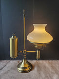 Vintage Electric Brass Student Lamp WORKS