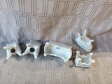 5 Piece Vintage Porcelain Miniature Furniture Set