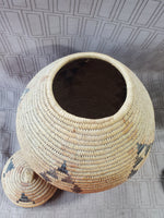 Vintage Zulu Hand Woven Basket