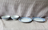 4 Piece Blue and White Dish Set