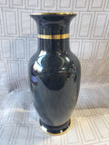 The Art of Chokin 24k Gold Paint and Black Ceramic Vase (2 AVAILABLE PRICED INDIVIDUALLY AT $18 EACH)