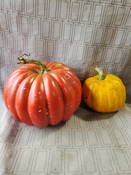 Pair of Foam Pumpkins