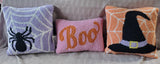 Lot of 3 Miniature Halloween Throw Pillows