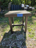 Hampton Bay Brown Aluminum Side Table