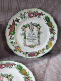 Lot of 5 Gourmet Days of the Week Dinner Plates