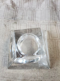Heavy Clear Glass Candle Votive