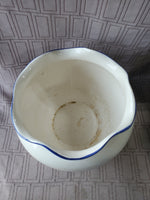 Blue and White Floral Ceramic Planter