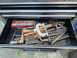 Craftsman Chest on Chest Rolling Tool Cabinet w/Assorted Tools (B)***HEAVY ITEM***READ DETAILS ON PICK UP POLICY***
