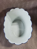 (B) Andrea by Sadek Yellow and Blue Floral Planter