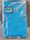 Carnation Plastic Easy Care Blue Tablecloth APPEARS UNUSED