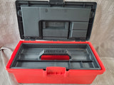 Red and Black Plastic Tool Box