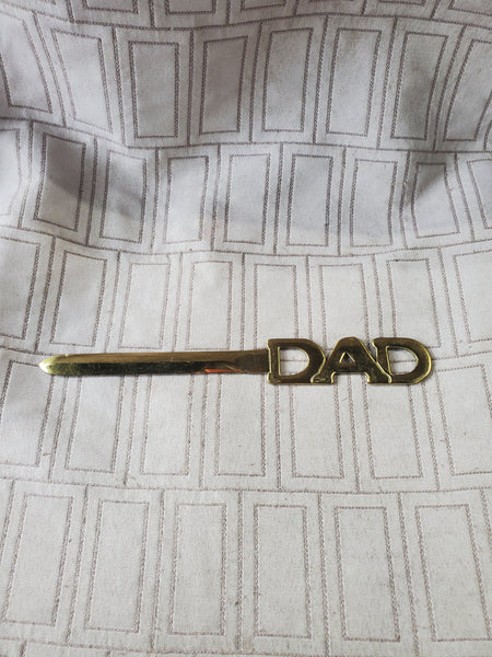 Brass "Dad" Letter Opener