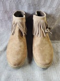 Mossimo Supply Co. Tatyana Taupe Ankle Boots—Women's Size 8.5