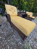 Lloyd Loom Chaise Lounge w/Cushions