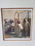 Framed "Before the Bath" Print by Paul Peel
