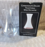 Hand Blown Glass Traditional Wine Decanter