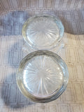 Pair of Clear Glass Wine Rinsers