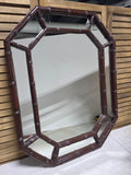Vintage Faux Bamboo (Wooden) Framed Mirror