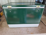 Coleman Classic Green and White Metal Ice Chest