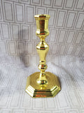 (A) Brass Candlestick Holder