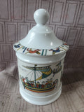 Limoges "Caprisserie de Bayeux" Porcelain Jar