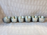 (B) 6 Piece Lot of Assorted Pewter Jefferson Cups