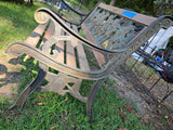 Regalia Wooden and Cast Iron Outdoor Bench
