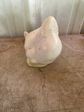 White Ceramic Duck Garden Statue