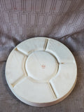 Hand Painted Ceramic Asian Inspired Divided Serving Dish