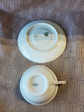 (B) Vista Alegre Portugal Teacup and Saucer Set