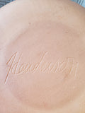 Kenneth Henderson Redware Pottery "Jamestown 1607" Plate