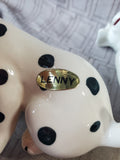 Pair of Walt Disney Productions Ceramic Lenny and Penny Dalmation Figurine