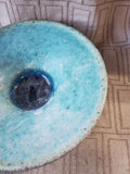 Blue Glazed Pottery Trinket Dish