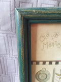 Framed "I Love Antiques and Everything Old" Print