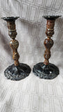 Pair of Metal Candlesticks