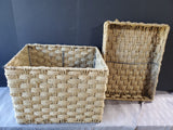 Woven Seagrass Storage Box