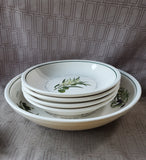5 Piece Williams-Sonoma "Olea Europaea" Salad Serving Bowl Set