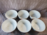 Set of 6 Royal Norfolk Autumn Leaf Ceramic Bowls