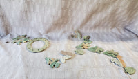 Ceramic Leaf, Acorn, and Squirrel Wind Chime