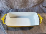 Dansk Yellow Enamel Loaf Pan