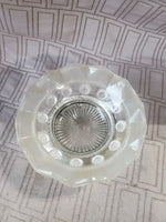 Silverplate and Clear Glass Bonbon Dish