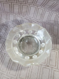 Silverplate and Clear Glass Bonbon Dish