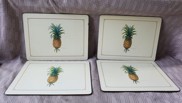 Set of 4 Pimpernel Pineapple Placemats