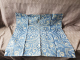 Lot of 13 Pier 1 Blue Paisley Napkins