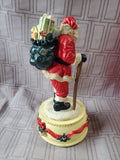 Handcrafted Old World Santa Music Box WORKS